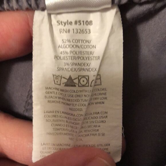 wonder wink SP Gray Pink Cargo Style Drawstring Scrub Pants - Picture 13 of 13